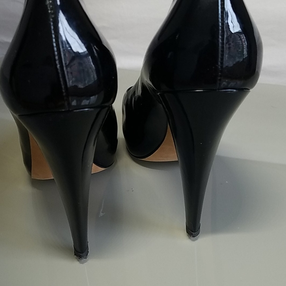 Bally Patent Leather Peep-Toe Pumps - Picture 7 of 14